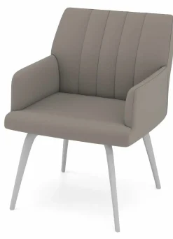 vito Armlehnenstuhl grau