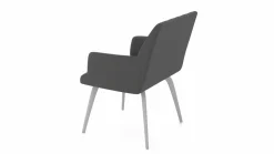 vito Armlehnenstuhl grau