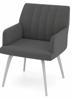 vito Armlehnenstuhl grau