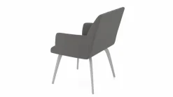vito Armlehnenstuhl grau