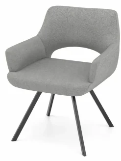 vito Armlehnenstuhl grau
