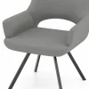 vito Armlehnenstuhl grau