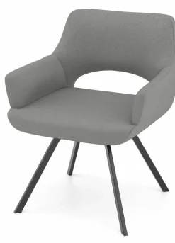 vito Armlehnenstuhl grau