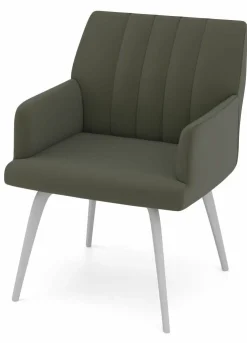 vito Armlehnenstuhl graugrün