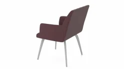 vito Armlehnenstuhl rot