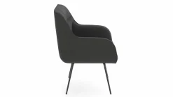 vito Armlehnenstuhl schwarz