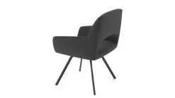 vito Armlehnenstuhl schwarz