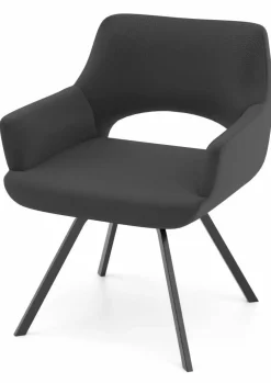 vito Armlehnenstuhl schwarz