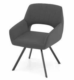 vito Armlehnenstuhl silberfarben