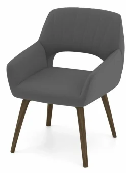 vito Armlehnenstuhl silberfarben