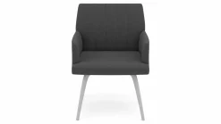 vito Armlehnenstuhl silberfarben