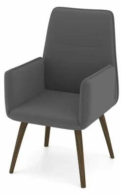 vito Armlehnenstuhl silberfarben