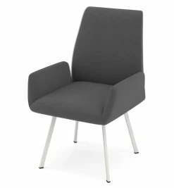 vito Armlehnenstuhl silberfarben