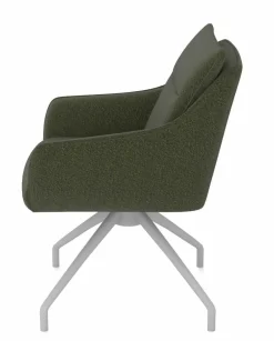 vito Armlehnpolsterstuhl grün