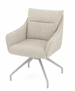 vito Armlehnpolsterstuhl beige