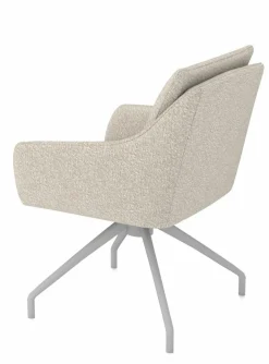 vito Armlehnpolsterstuhl beige