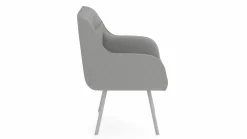 vito Armlehnstuhl grau