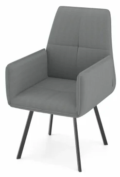 vito Armlehnstuhl grau