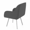 vito Armlehnstuhl silberfarben