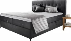 vito Boxspringbett m. Motor grau