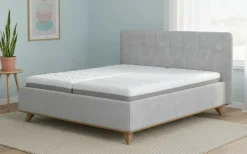 vito Designbett grau