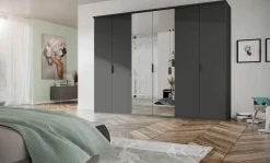 vito Drehtürenschrank grau