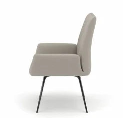 vito Esszimmerstuhl mit Armlehne grau