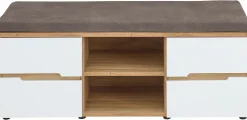 vito Garderobenbank weißbraun