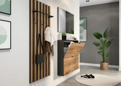 vito Garderobenpaneel graubraun