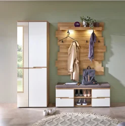 vito Garderobenpaneel weißbraun