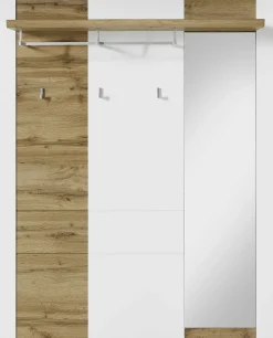 vito Garderobenpaneel weißbraun