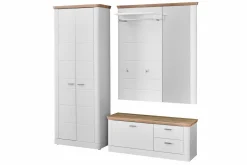 vito Garderobenpaneel weißbraun