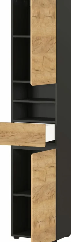 vito Hochschrank graubraun