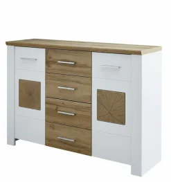 vito Kommode weißbraun