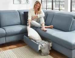 vito Polstergarnitur blau