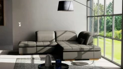 vito Polstergarnitur schwarz