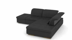 vito Polstergarnitur schwarz