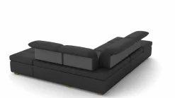 vito Polstergarnitur schwarz