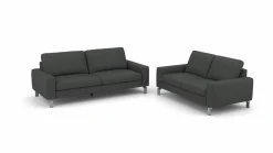 vito Polstergarnitur schwarz