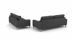 vito Polstergarnitur schwarz