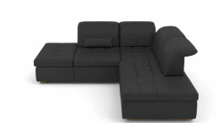 vito Polstergarnitur schwarz