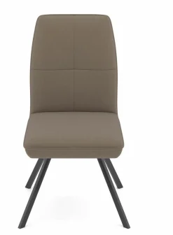 vito Polsterstuhl braungrau