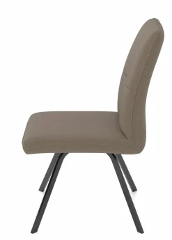 vito Polsterstuhl braungrau