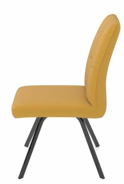 vito Polsterstuhl gelb