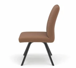 vito Polsterstuhl goldfarbenweiß