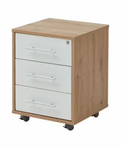 vito Rollcontainer weißbraun