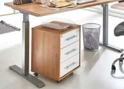 vito Rollcontainer weißbraun