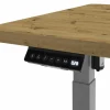 vito Schreibtisch elektronisch braungrau
