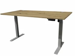 vito Schreibtisch elektronisch braungrau