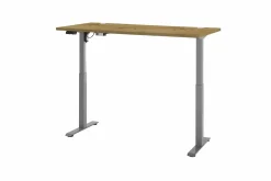 vito Schreibtisch elektronisch braungrau